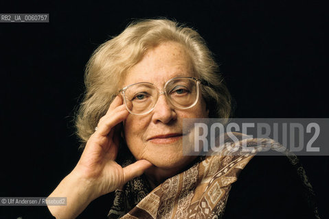 Israeli and Polish writer Ida Fink. Paris, April 7, 1994 - ©Ulf Andersen/Rosebud2