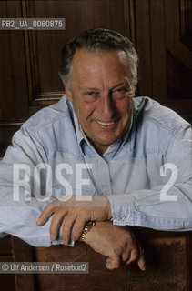 English writer Frederick Forsyth. Paris, April 28, 1997 - ©Ulf Andersen/Rosebud2