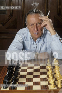 English writer Frederick Forsyth. Paris, April 28, 1997 - ©Ulf Andersen/Rosebud2