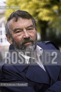 English writer John Fowles. Paris, November 20, 1987 - ©Ulf Andersen/Rosebud2