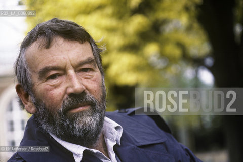 English writer John Fowles. Paris, November 20, 1987 - ©Ulf Andersen/Rosebud2