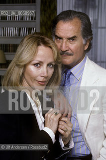 Mexican writer Carlos Fuentes with wife Silvia. Paris, June 3, 1986 - ©Ulf Andersen/Rosebud2