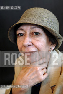 Mexican writer Vilma Fuentes. Paris, February 18, 2011 - ©Ulf Andersen/Rosebud2