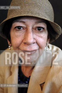 Mexican writer Vilma Fuentes. Paris, February 18, 2011 - ©Ulf Andersen/Rosebud2