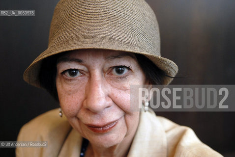 Mexican writer Vilma Fuentes. Paris, February 18, 2011 - ©Ulf Andersen/Rosebud2