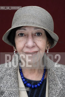 Mexican writer Vilma Fuentes. Paris, February 18, 2011 - ©Ulf Andersen/Rosebud2