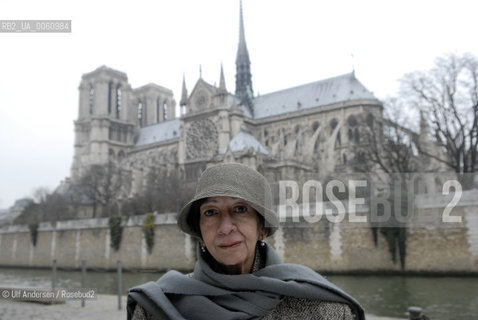 Mexican writer Vilma Fuentes. Paris, February 18, 2011 - ©Ulf Andersen/Rosebud2