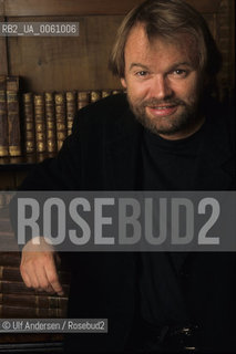 Norwegian writer Jostein Gaarder. Paris, March 17, 1995 - ©Ulf Andersen/Rosebud2