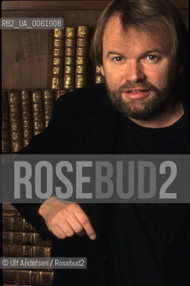 Norwegian writer Jostein Gaarder. Paris, March 17, 1995 - ©Ulf Andersen/Rosebud2