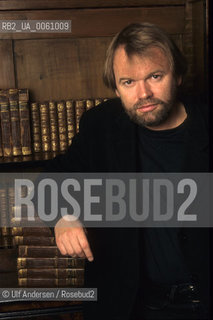 Norwegian writer Jostein Gaarder. Paris, March 17, 1995 - ©Ulf Andersen/Rosebud2