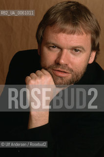 Norwegian writer Jostein Gaarder. Paris, March 17, 1995 - ©Ulf Andersen/Rosebud2