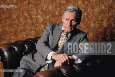 American writer William Gaddis. Paris, September 5, 1988 - ©Ulf Andersen/Rosebud2