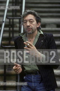 French singer Serge Gainsbourg. Paris, April 18, 1980 - ©Ulf Andersen/Rosebud2