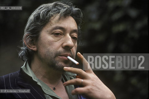 French singer Serge Gainsbourg. Paris, April 18, 1980 - ©Ulf Andersen/Rosebud2