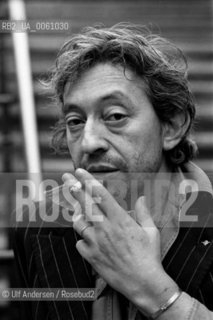 French singer Serge Gainsbourg. Paris, April 18, 1980 - ©Ulf Andersen/Rosebud2