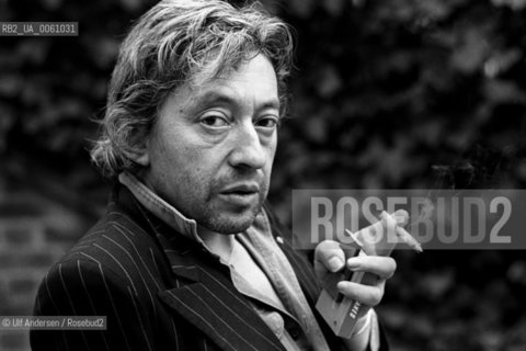 French singer Serge Gainsbourg. Paris, April 18, 1980 - ©Ulf Andersen/Rosebud2