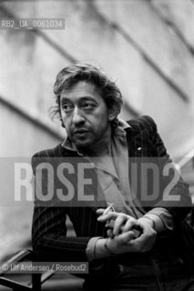 French singer Serge Gainsbourg. Paris, April 18, 1980 - ©Ulf Andersen/Rosebud2