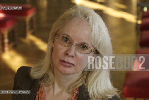 American writer Mary Gaitskill. Paris, September 27, 2008 - ©Ulf Andersen/Rosebud2