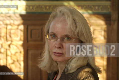 American writer Mary Gaitskill. Paris, September 27, 2008 - ©Ulf Andersen/Rosebud2