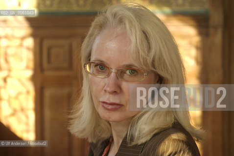 American writer Mary Gaitskill. Paris, September 27, 2008 - ©Ulf Andersen/Rosebud2