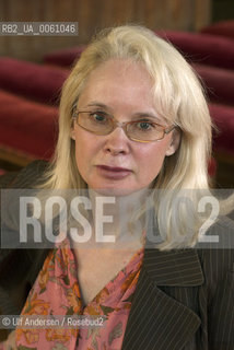 American writer Mary Gaitskill. Paris, September 27, 2008 - ©Ulf Andersen/Rosebud2