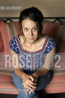 American writer Rivka Galchen. Paris, September 2, 2009 - ©Ulf Andersen/Rosebud2