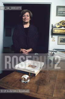 Canadian writer Mavis Gallant. Paris, February 19, 1999 - ©Ulf Andersen/Rosebud2