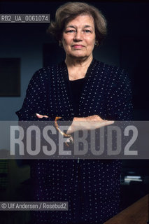 Canadian writer Mavis Gallant. Paris, February 19, 1999 - ©Ulf Andersen/Rosebud2