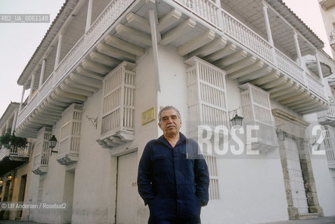 Colombian writer Gabriel Garcia Marquez. Carthagena, February 20, 1991 - ©Ulf Andersen/Rosebud2