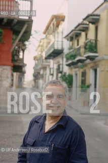 Colombian writer Gabriel Garcia Marquez. Carthagena, February 20, 1991 - ©Ulf Andersen/Rosebud2