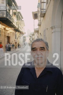 Colombian writer Gabriel Garcia Marquez. Carthagena, February 20, 1991 - ©Ulf Andersen/Rosebud2