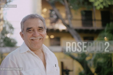 Colombian writer Gabriel Garcia Marquez. Carthagena, February 20, 1991 - ©Ulf Andersen/Rosebud2