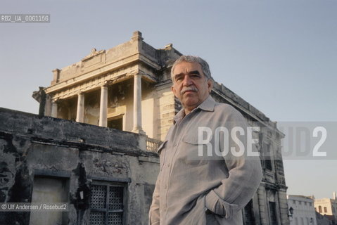 Colombian writer Gabriel Garcia Marquez. Carthagena, February 20, 1991 - ©Ulf Andersen/Rosebud2