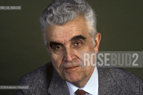 French philosopher René Girard. Paris, september 20, 1990 - ©Ulf Andersen/Rosebud2