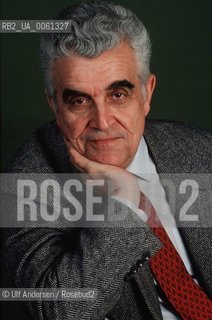 French philosopher René Girard. Paris, september 20, 1990 - ©Ulf Andersen/Rosebud2