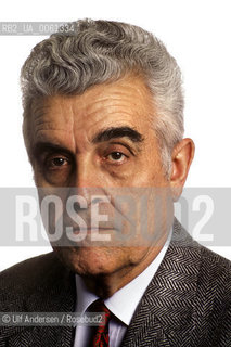 French philosopher René Girard. Paris, september 20, 1990 - ©Ulf Andersen/Rosebud2