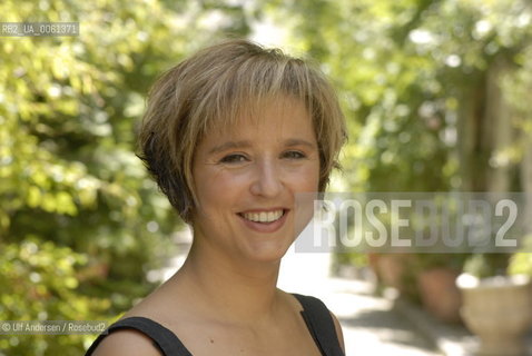 French writer Valentine Goby. Paris, June 18, 2008 - ©Ulf Andersen/Rosebud2