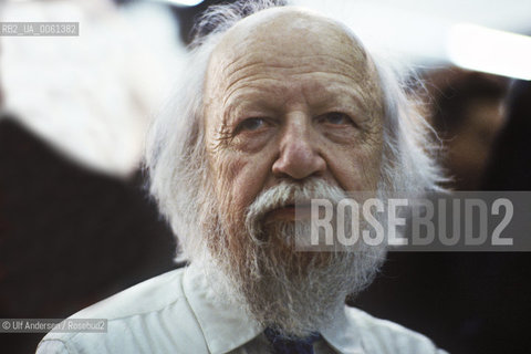 English writer William Golding. Paris, April 17, 1988 - ©Ulf Andersen/Rosebud2