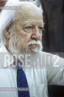 English writer William Golding. Paris, April 17, 1988 - ©Ulf Andersen/Rosebud2