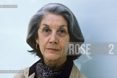 South African writer Nadine Gordimer. Paris, June 15, 1983 - ©Ulf Andersen/Rosebud2