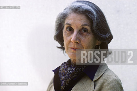 South African writer Nadine Gordimer. Paris, June 15, 1983 - ©Ulf Andersen/Rosebud2