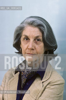 South African writer Nadine Gordimer. Paris, June 15, 1983 - ©Ulf Andersen/Rosebud2