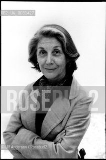 South African writer Nadine Gordimer. Paris, June 15, 1983 - ©Ulf Andersen/Rosebud2