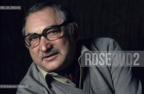 Russian writer Friedrich Gorenstein (1932-2002). Paris, October 18, 1991 - ©Ulf Andersen/Rosebud2