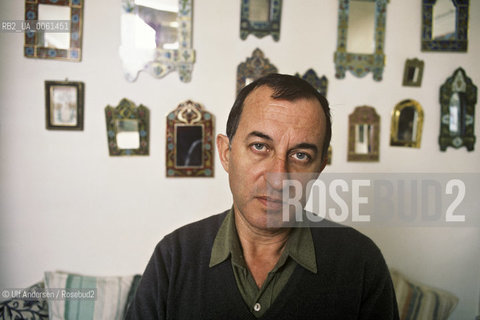 Spanish writer Juan Goytisolo. Paris, May 13, 1988 - ©Ulf Andersen/Rosebud2