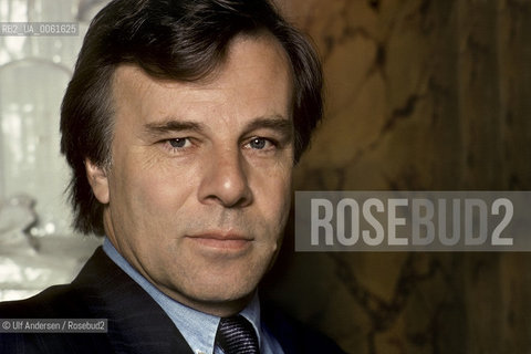 Swedish writer Jan Guillou. Paris, June 13, 1990 - ©Ulf Andersen/Rosebud2