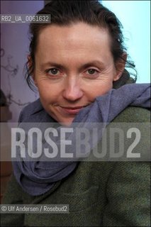 English writer Kirsty Gunn. Paris, January 31, 2003 - ©Ulf Andersen/Rosebud2