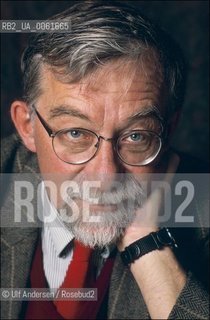 Swedish writer Lars Gustafsson. Paris, October 18, 1991 - ©Ulf Andersen/Rosebud2