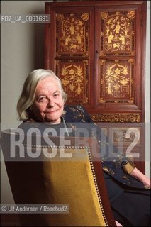 Dutch writer Hella Haasse. Amsterdam, December 7, 2002 - ©Ulf Andersen/Rosebud2