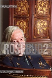 Dutch writer Hella Haasse. Amsterdam, December 7, 2002 - ©Ulf Andersen/Rosebud2